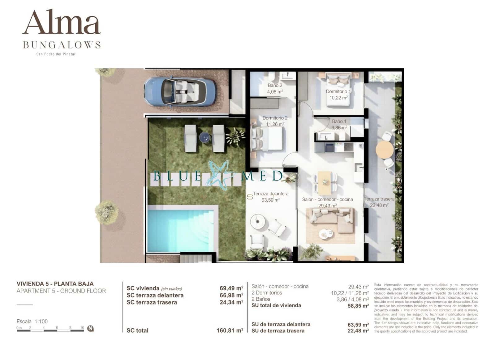 2 quarto Penthouse para venda em San Pedro del Pinatar com piscina - 314 900 € (Ref: 9232880)