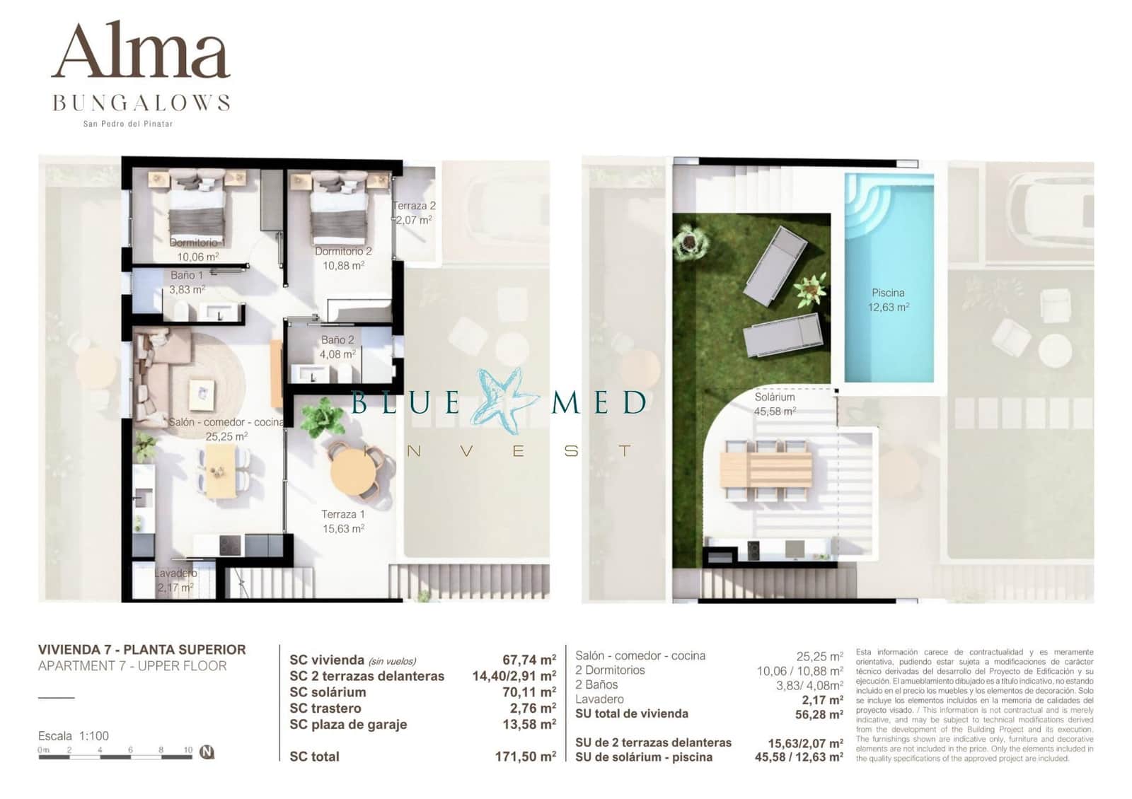 2 quarto Penthouse para venda em San Pedro del Pinatar com piscina - 314 900 € (Ref: 9232880)