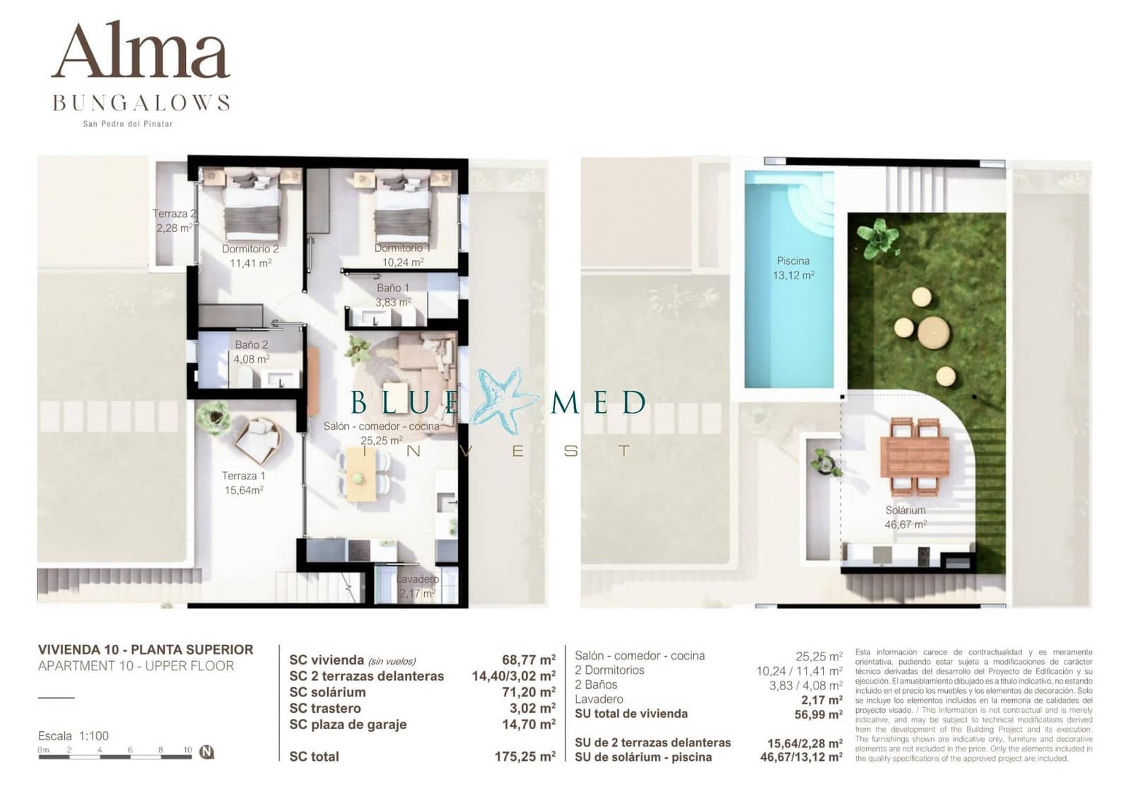 2 quarto Penthouse para venda em San Pedro del Pinatar com piscina - 314 900 € (Ref: 9232880)