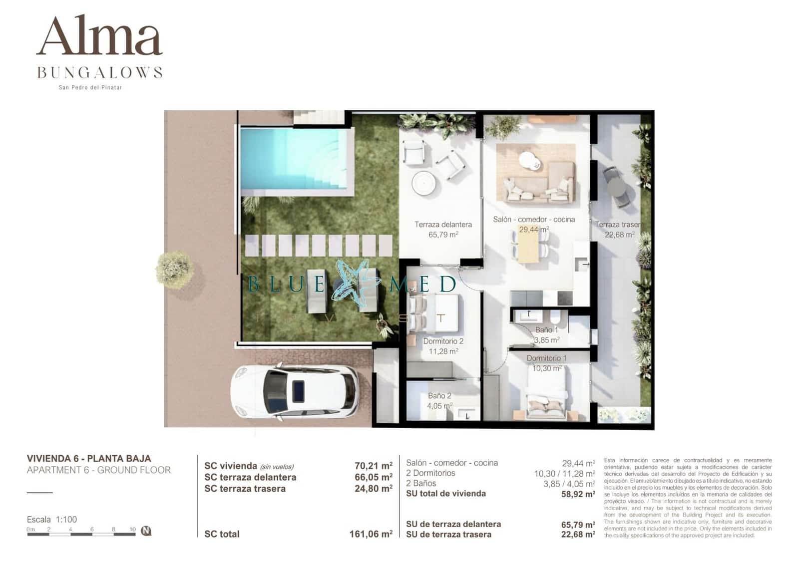 2 quarto Penthouse para venda em San Pedro del Pinatar com piscina - 314 900 € (Ref: 9232880)