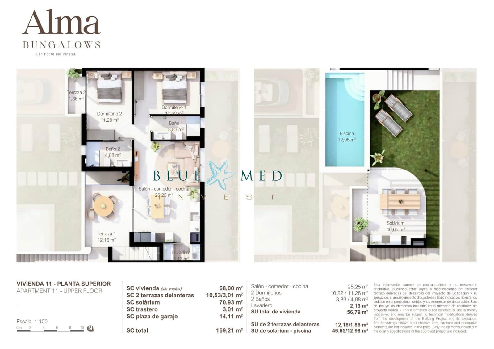 2 quarto Penthouse para venda em San Pedro del Pinatar com piscina - 314 900 € (Ref: 9232880)