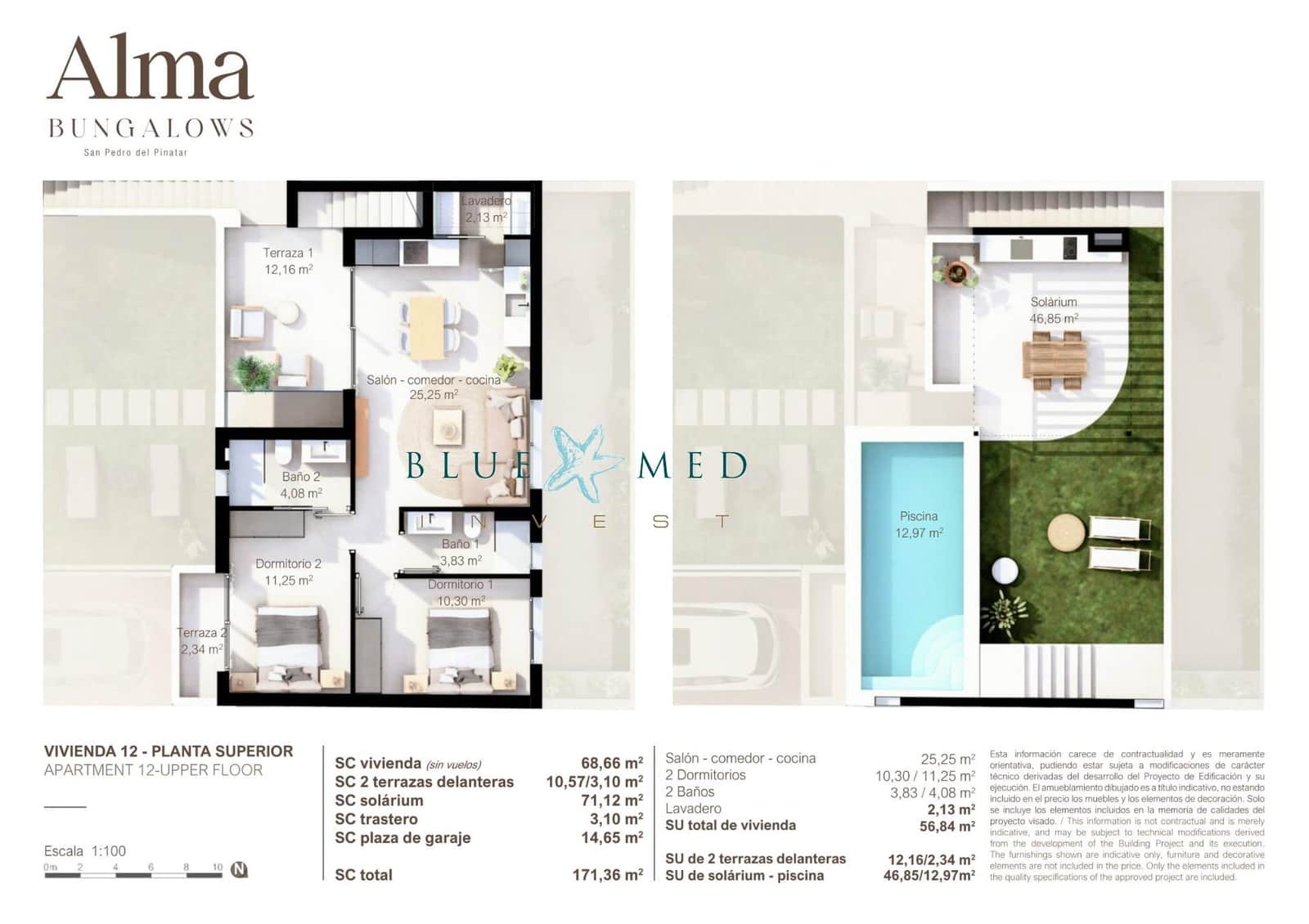 2 quarto Penthouse para venda em San Pedro del Pinatar com piscina - 314 900 € (Ref: 9232880)