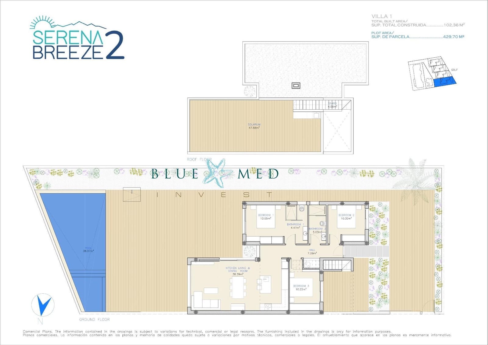 3 Zimmer Villa zu verkaufen in Los Alcazares mit Pool - 599.000 € (Ref: 9257260)