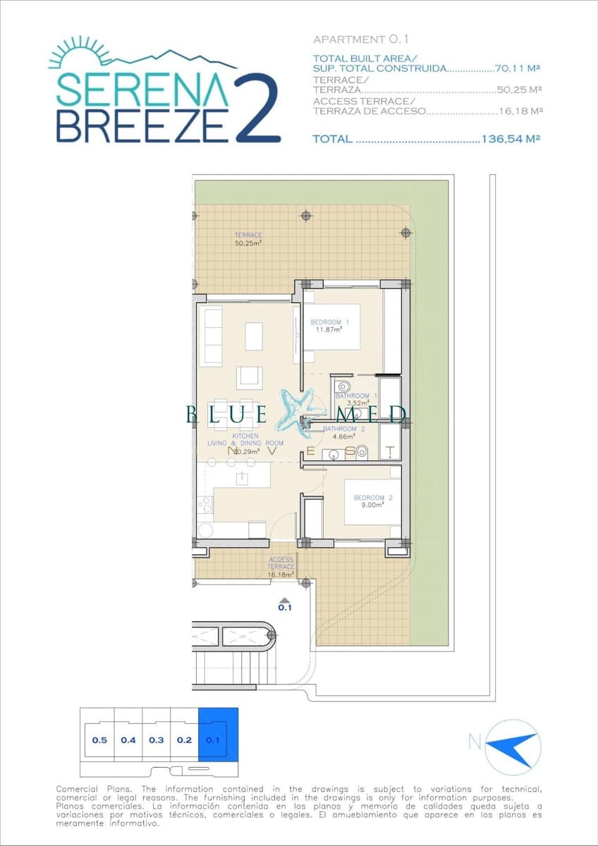 2 camera da letto Appartamento in vendita in Los Alcazares - 275.000 € (Rif: 9257261)