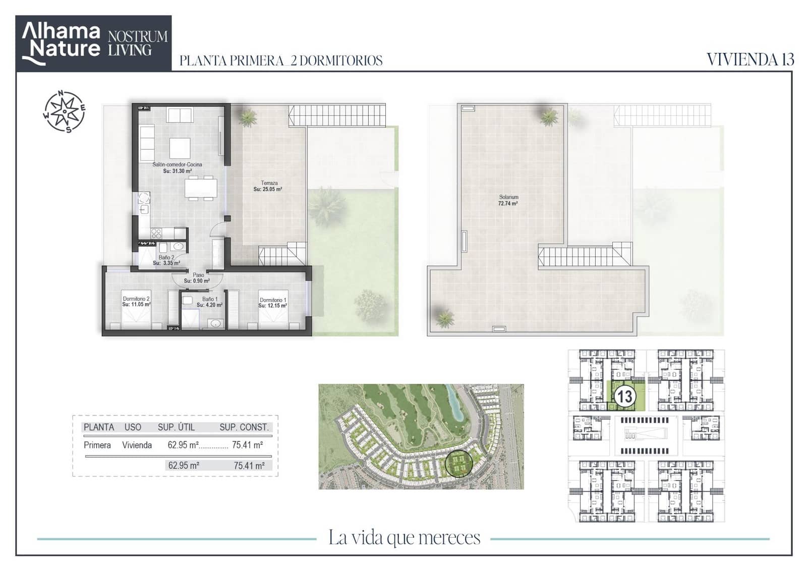 2 bedroom Flat for sale in Alhama de Murcia with pool - € 251,750 (Ref: 9272582)
