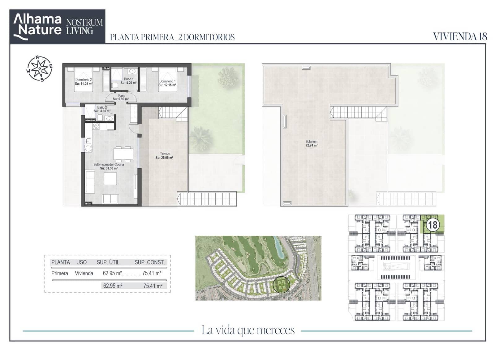 2 bedroom Flat for sale in Alhama de Murcia with pool - € 251,750 (Ref: 9272582)