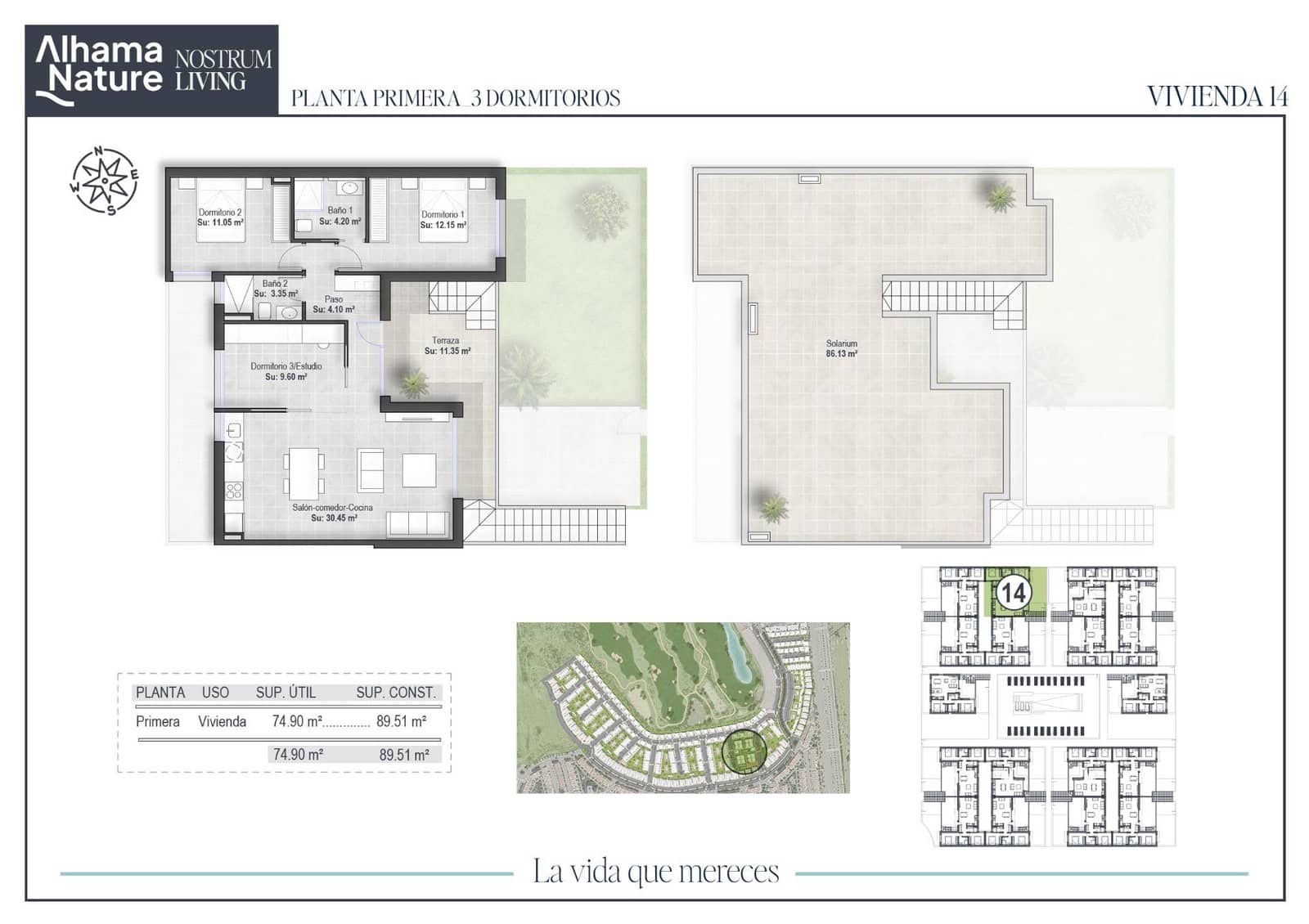 2 bedroom Flat for sale in Alhama de Murcia with pool - € 251,750 (Ref: 9272582)