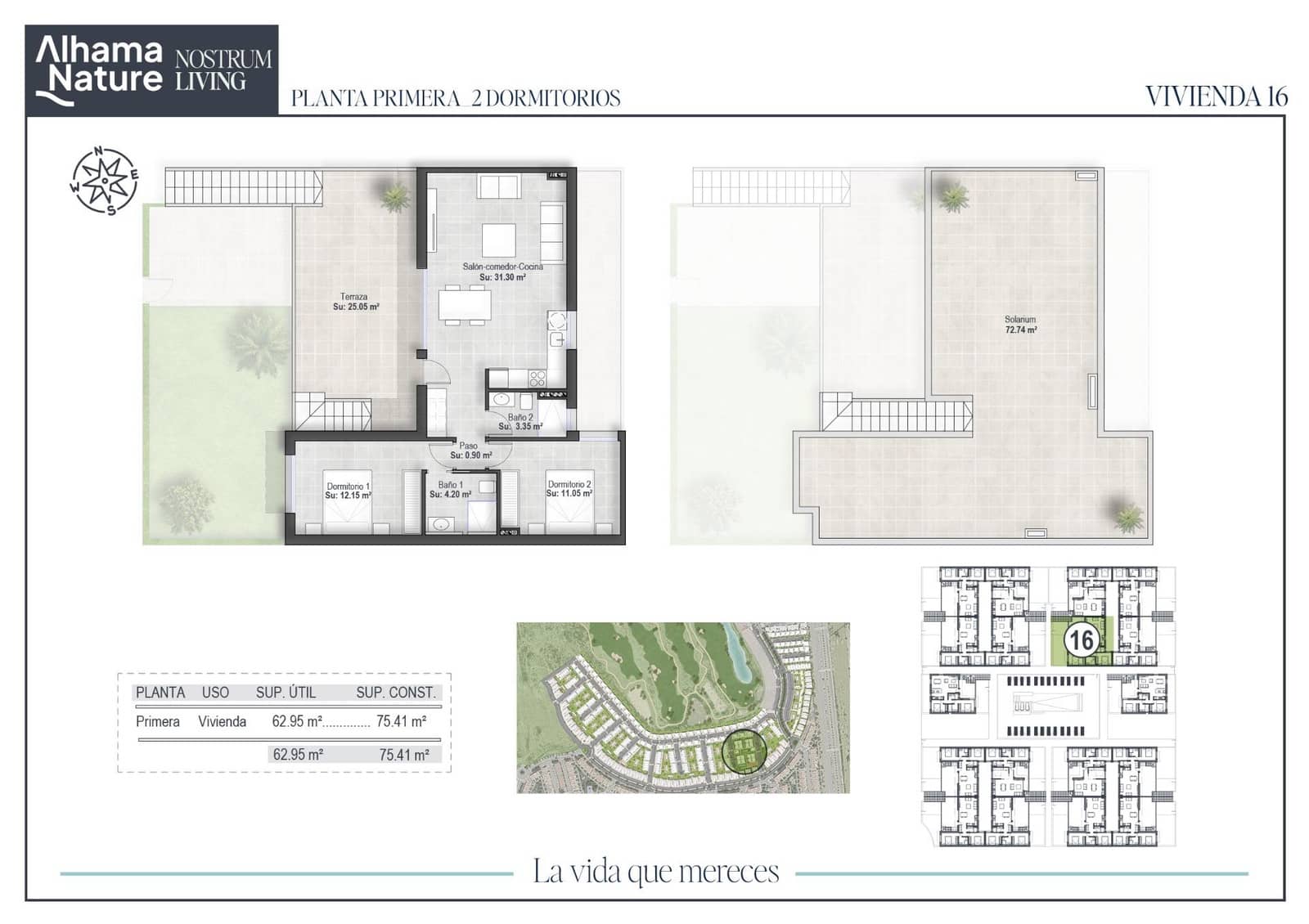 2 bedroom Flat for sale in Alhama de Murcia with pool - € 251,750 (Ref: 9272582)