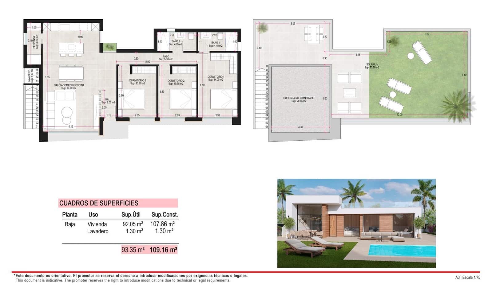 2 makuuhuone Huvila myytävänä paikassa Condado de Alhama - 284 000 € (Ref: 9272583)