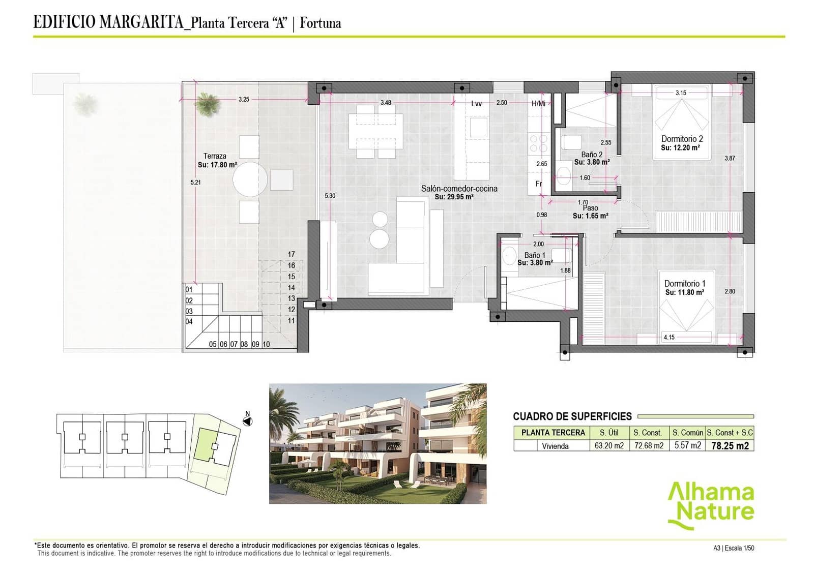 2 slaapkamer Appartement te koop in Condado de Alhama met zwembad - € 196.400 (Ref: 9272585)