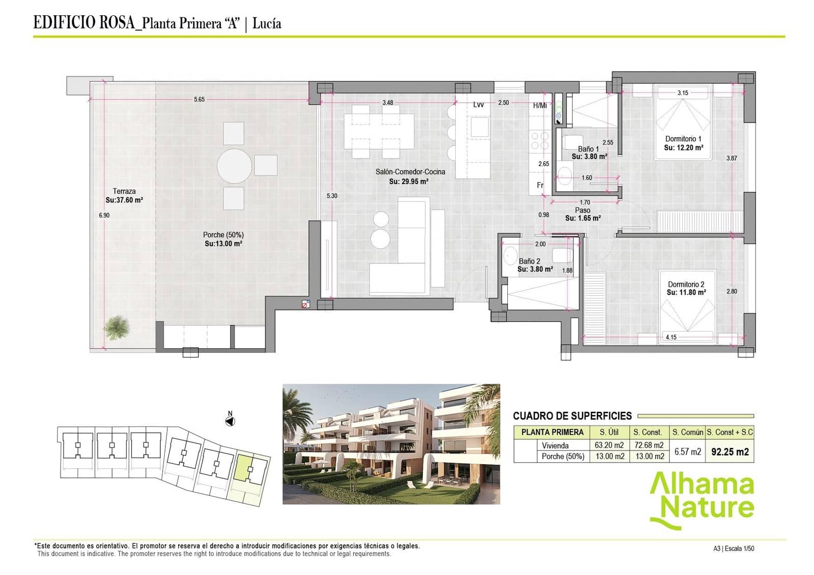 2 slaapkamer Appartement te koop in Condado de Alhama met zwembad - € 196.400 (Ref: 9272585)