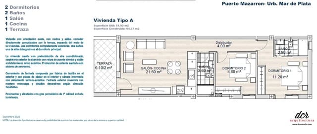 2 camera da letto Appartamento in vendita in Puerto de Mazarron, Mazarrón - 221.000 € (Rif: 9415922)