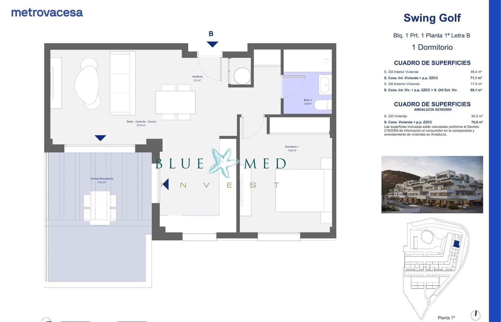 1 makuuhuone Huoneisto myytävänä paikassa Cuevas del Almanzora mukana uima-altaan - 173 000 € (Ref: 9436232)