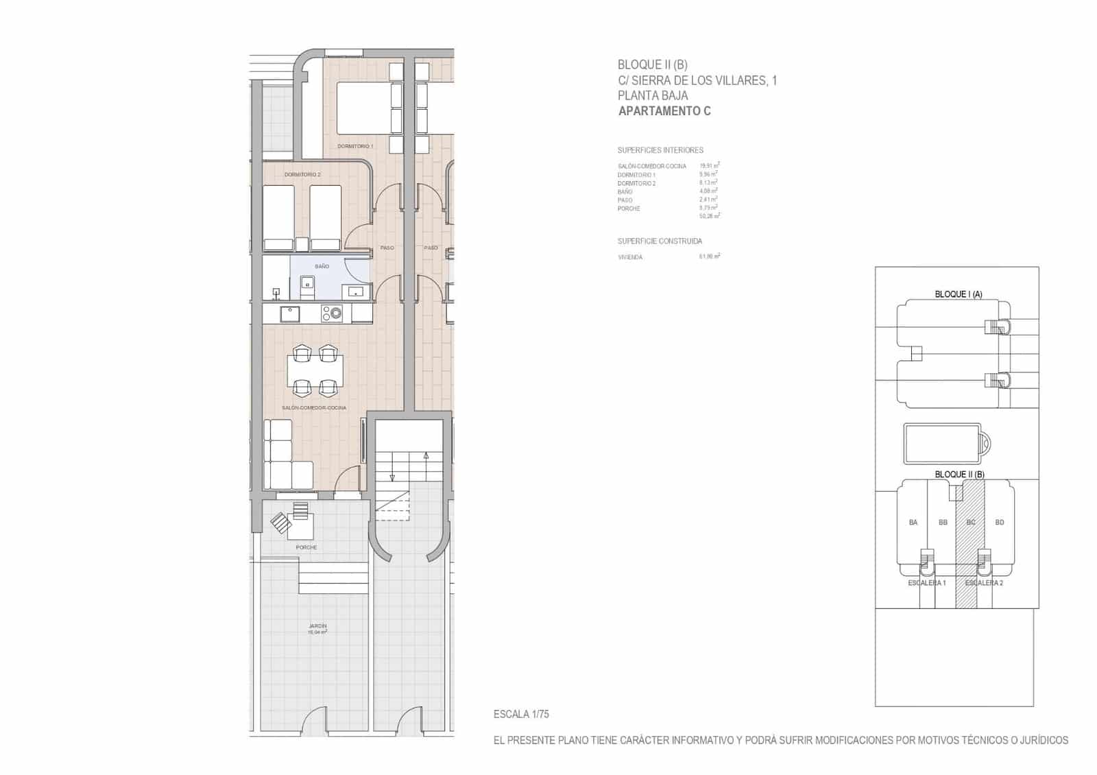2 soveværelse Lejlighed til salg i Puerto de Mazarron med swimmingpool - € 125.000 (Ref: 9449162)