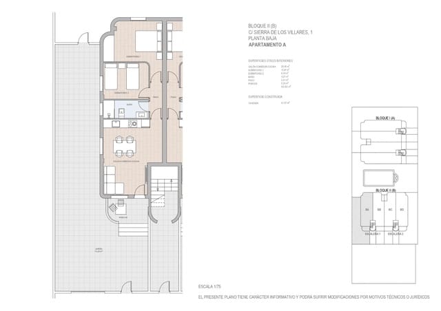 2 bedroom Apartment for sale in Bahia, Mazarrón with pool - € 125,000 (Ref: 9449162)