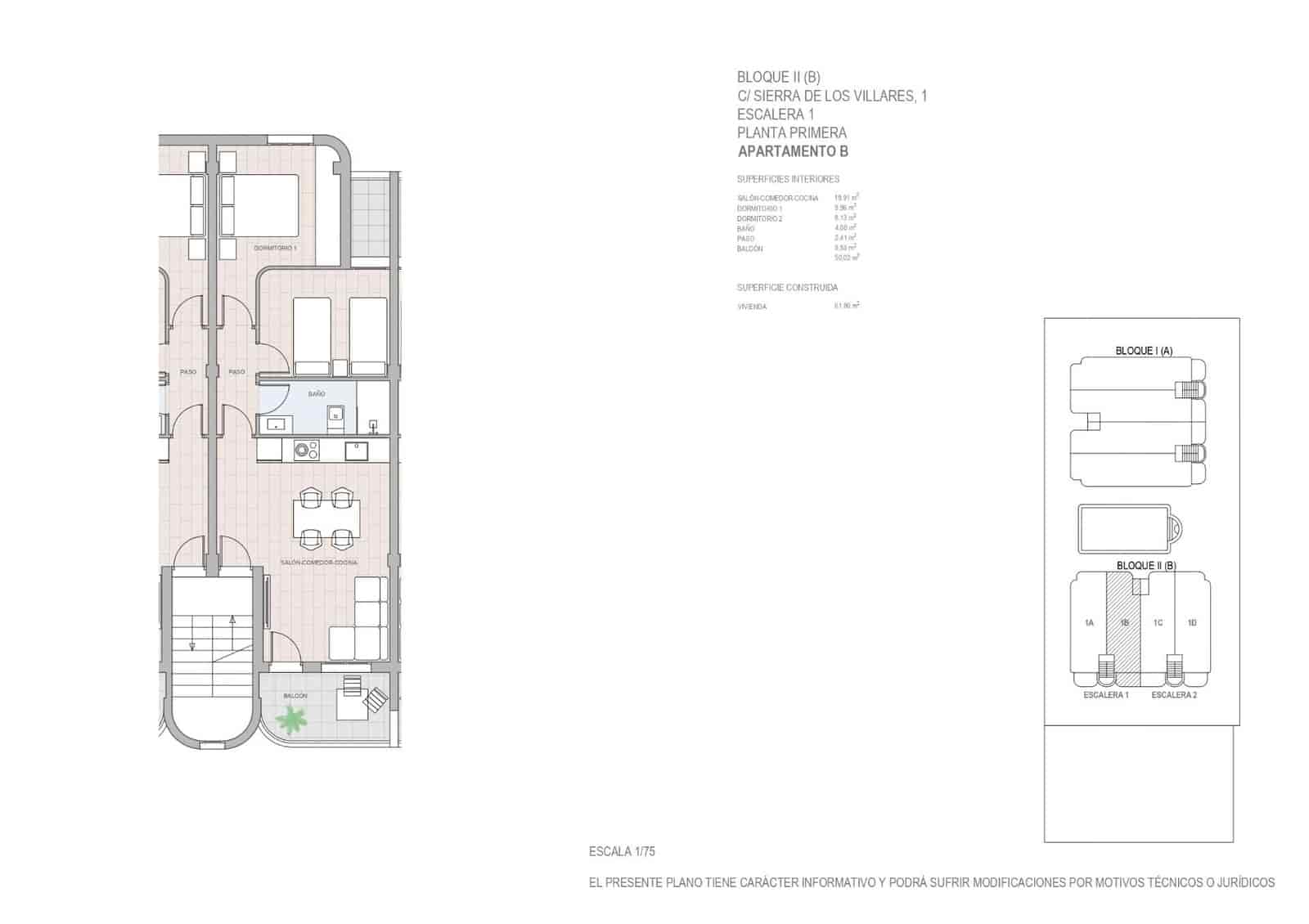 2 soveværelse Lejlighed til salg i Puerto de Mazarron med swimmingpool - € 125.000 (Ref: 9449162)