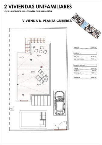 2 quarto Moradia para venda em Mazarrón com piscina - 249 900 € (Ref: 9518896)