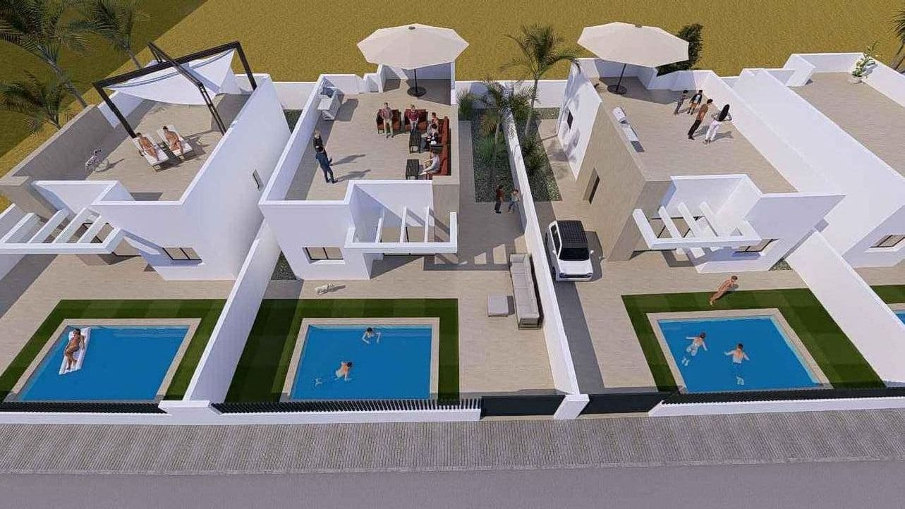 2 bedroom Villa for sale in Mazarron with pool - € 249,900 (Ref: 9518896)