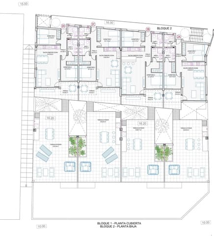 2 sypialnia Penthouse na sprzedaż w Los Puertos, Kartagena z garażem - 360 000 € (Ref: 9571170)