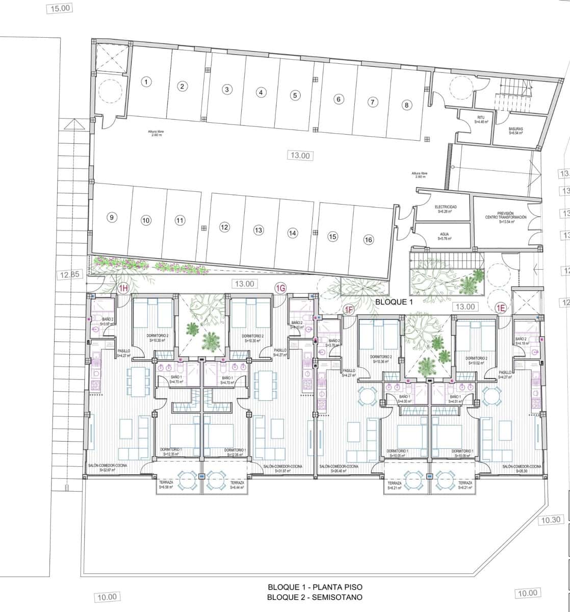 2 sovrum Takvåning till salu i Cartagena med garage - 360 000 € (Ref: 9571170)