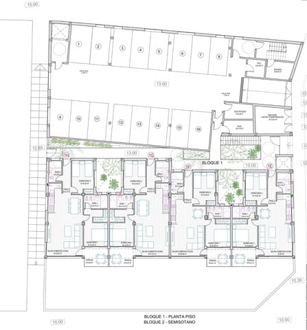 2 sypialnia Penthouse na sprzedaż w Los Puertos, Kartagena z garażem - 360 000 € (Ref: 9571170)