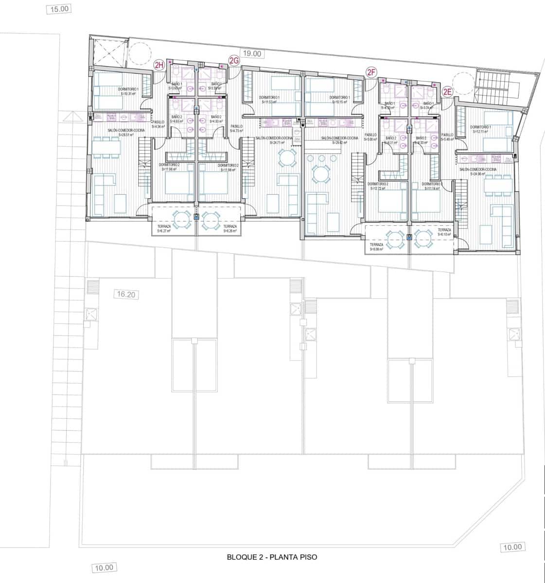 2 sovrum Takvåning till salu i Cartagena med garage - 360 000 € (Ref: 9571170)