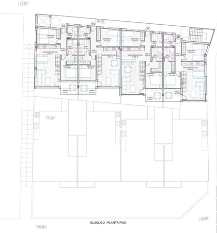 2 sypialnia Penthouse na sprzedaż w Los Puertos, Kartagena z garażem - 360 000 € (Ref: 9571170)