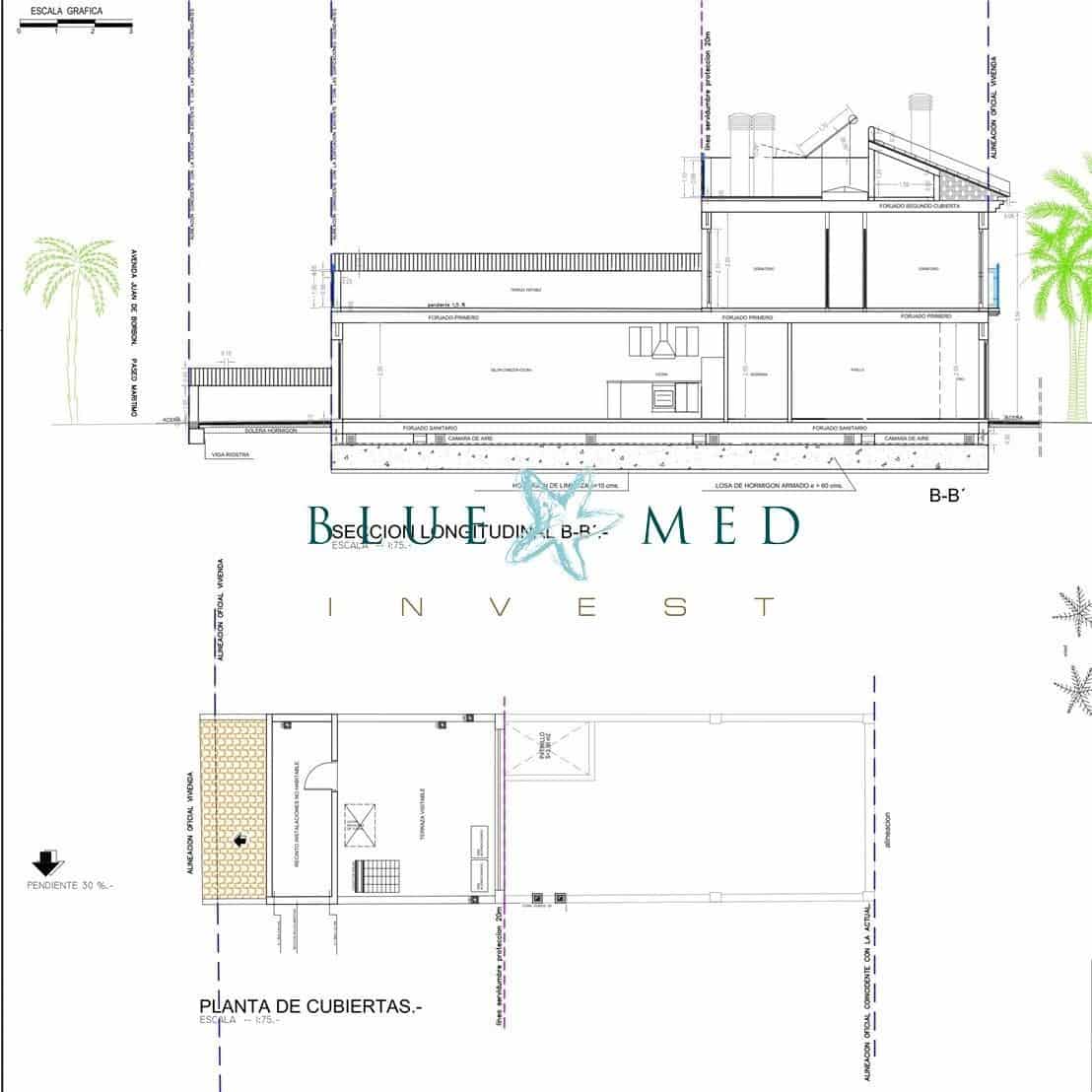 Chalet de 3 habitaciones en Bolnuevo en venta - 640.000 € (Ref: 9571171)