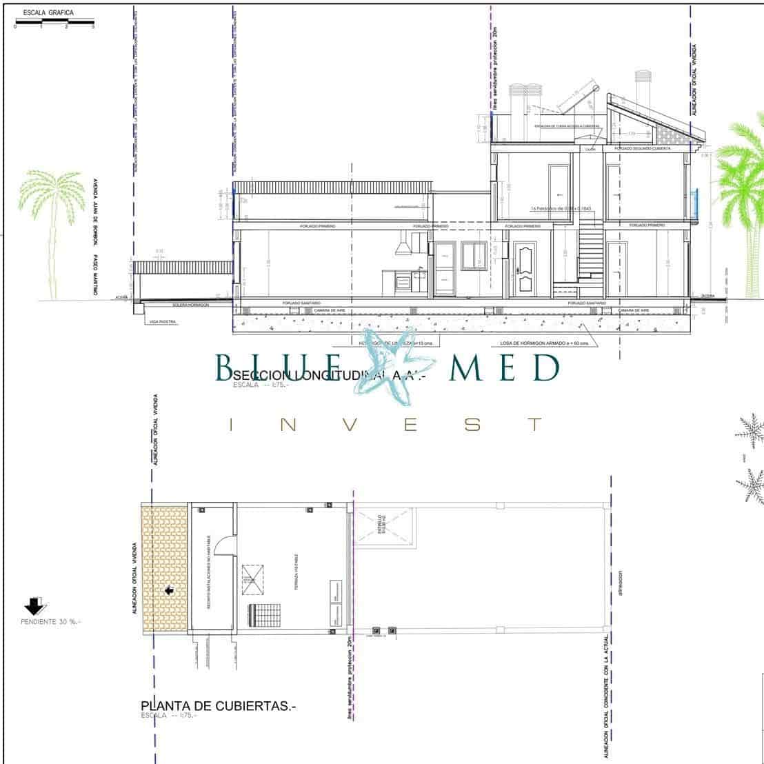 Chalet de 3 habitaciones en Bolnuevo en venta - 640.000 € (Ref: 9571171)