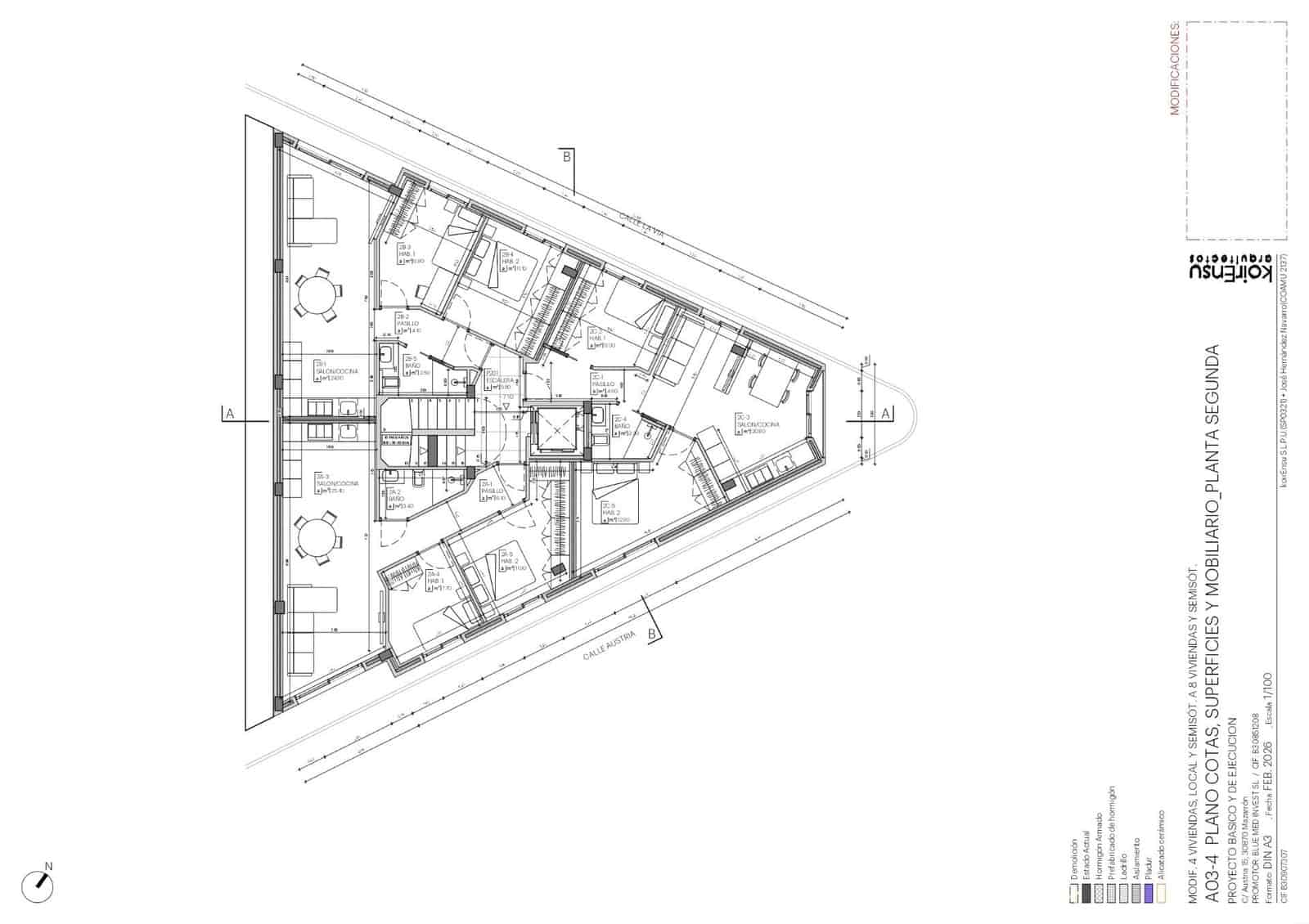 2 chambre Appartement à vendre à Mazarron avec garage - 119 900 € (Ref: 9637548)