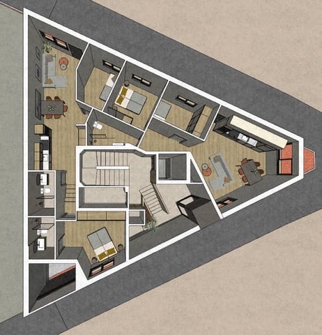 2 sypialnia Apartament na sprzedaż w Mazarrón ciudad, Mazarrón z garażem - 119 900 € (Ref: 9637548)