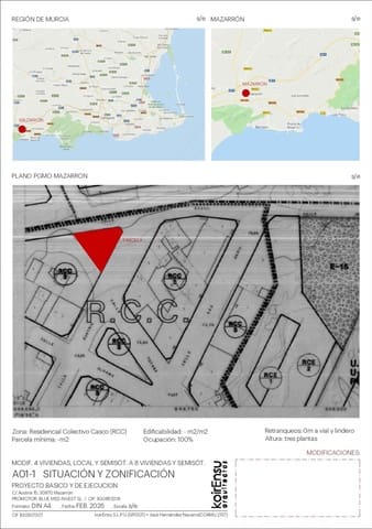 2 sypialnia Apartament na sprzedaż w Mazarrón ciudad, Mazarrón z garażem - 119 900 € (Ref: 9637548)