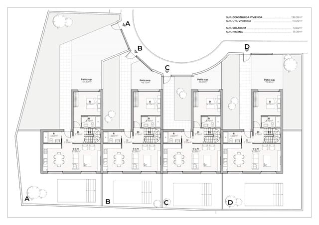 4 sypialnia Willa na sprzedaż w Mazarrón z basenem - 269 000 € (Ref: 9666482)