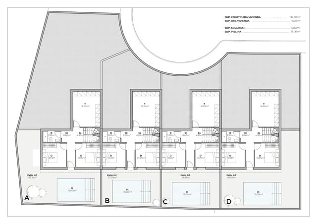 4 sypialnia Willa na sprzedaż w Mazarrón z basenem - 269 000 € (Ref: 9666482)