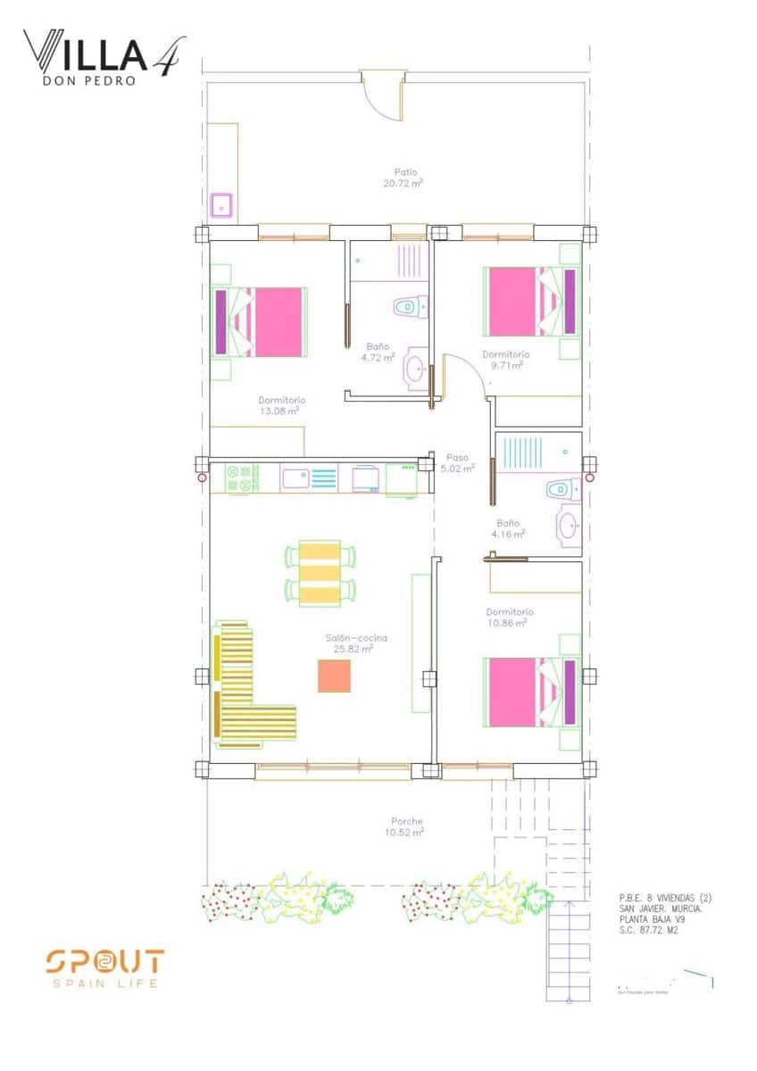 2 sypialnia Penthouse na sprzedaż w San Javier z basenem - 272 900 € (Ref: 9755666)