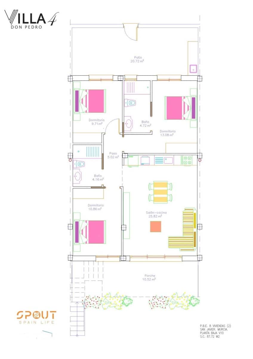 3 sypialnia Apartament na sprzedaż w San Javier z basenem - 258 900 € (Ref: 9755667)