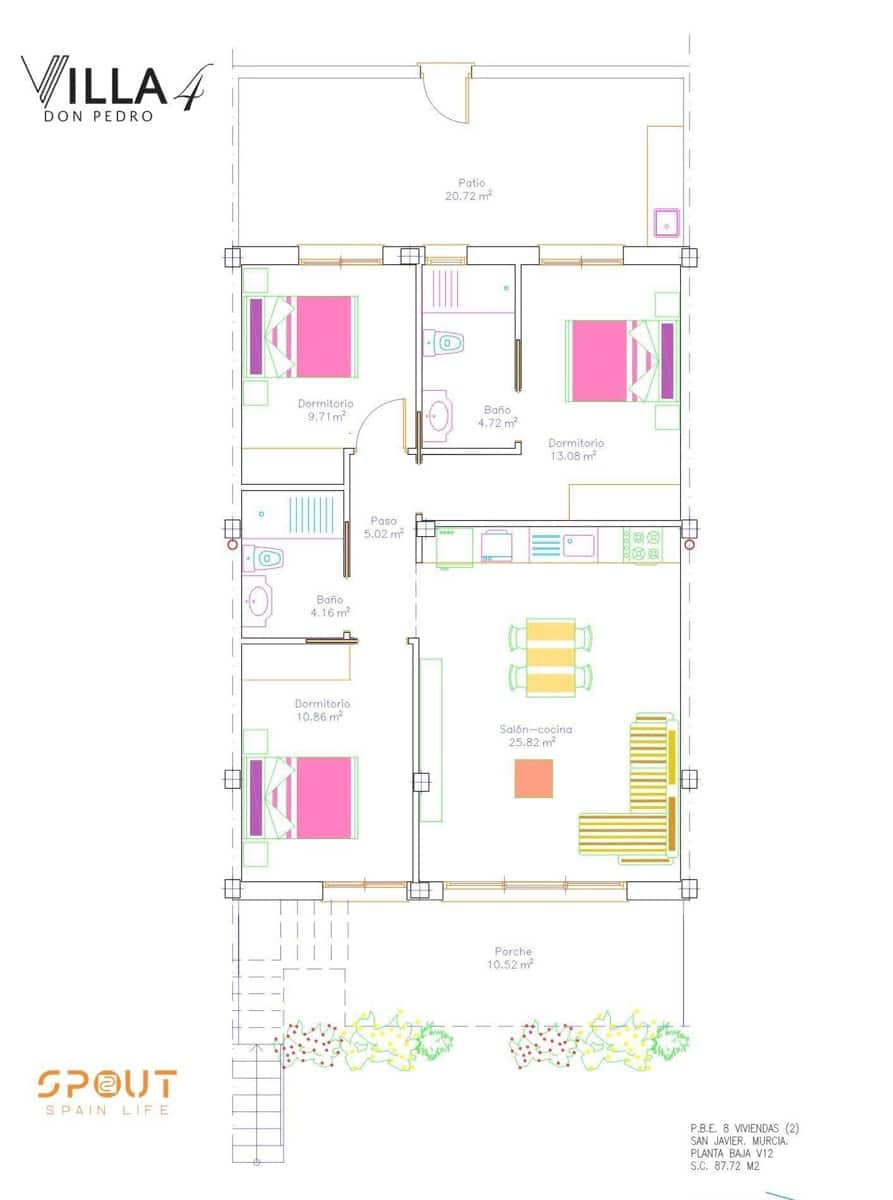 3 sypialnia Apartament na sprzedaż w San Javier z basenem - 258 900 € (Ref: 9755667)