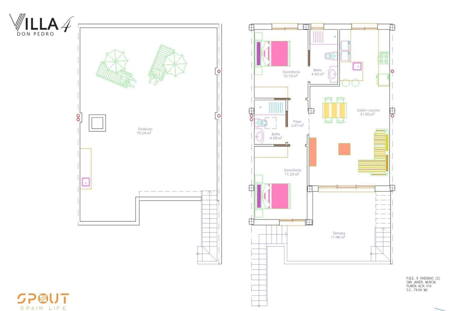 3 sypialnia Apartament na sprzedaż w San Javier z basenem - 258 900 € (Ref: 9755667)