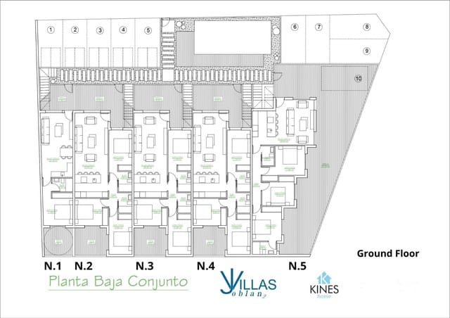 1 soverom Penthouse til salgs i San Pedro del Pinatar ciudad, San Pedro del Pinatar med svømmebasseng - € 194 900 (Ref: 9758960)