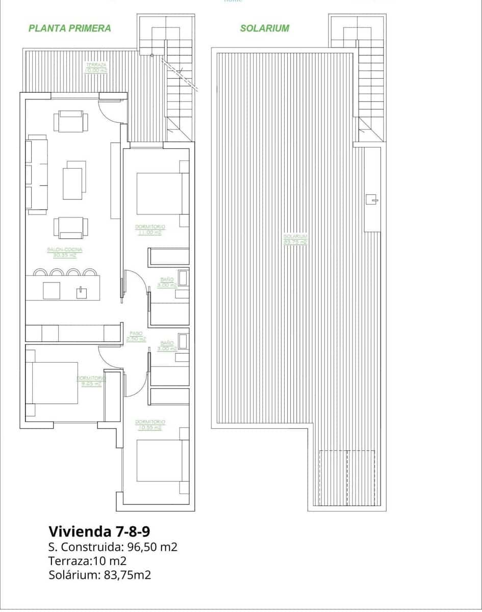 3 soveværelse Lejlighed til salg i San Pedro del Pinatar med swimmingpool - € 269.900 (Ref: 9758962)