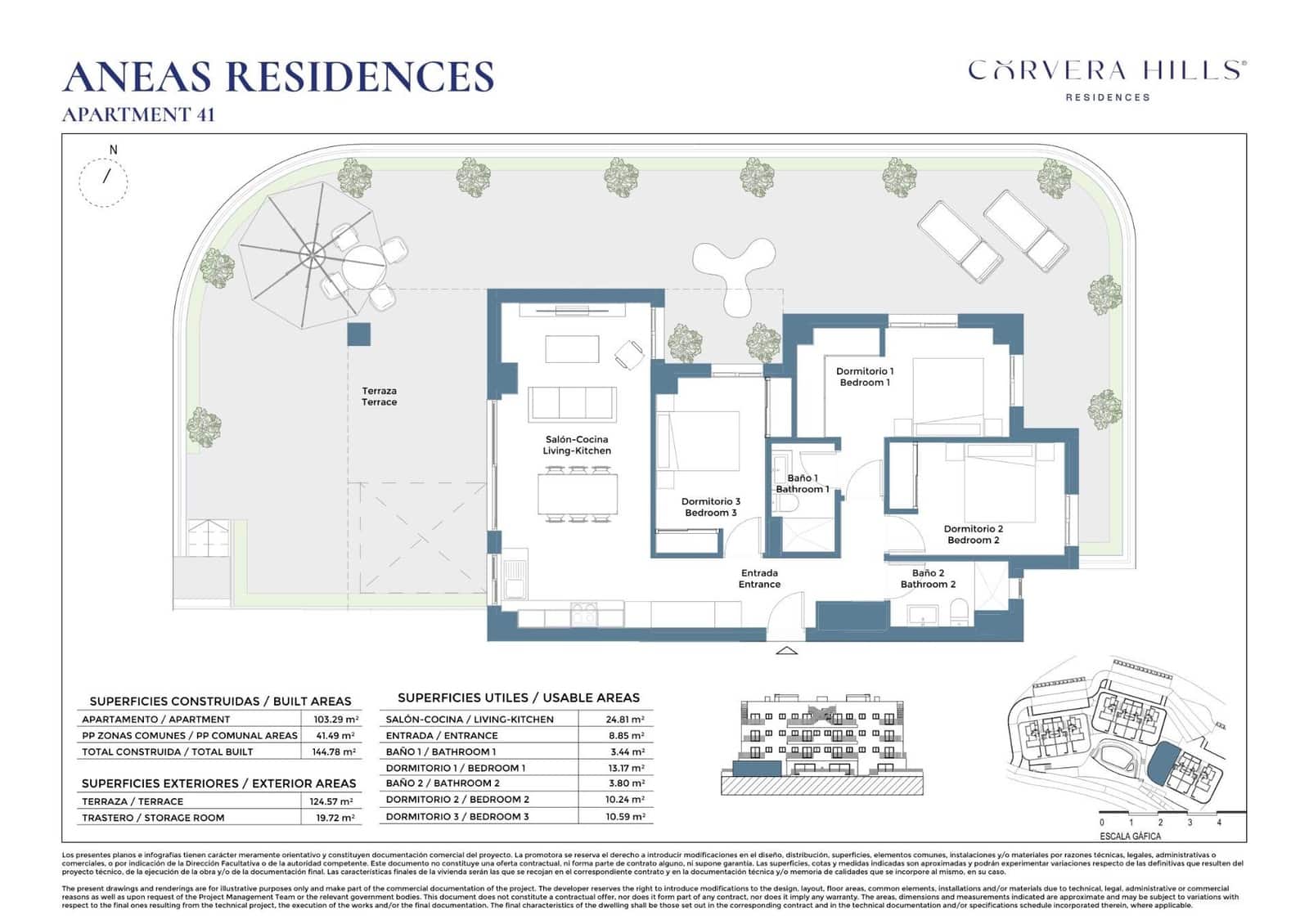 3 quarto Apartamento para venda em Corvera com piscina - 285 000 € (Ref: 9797395)