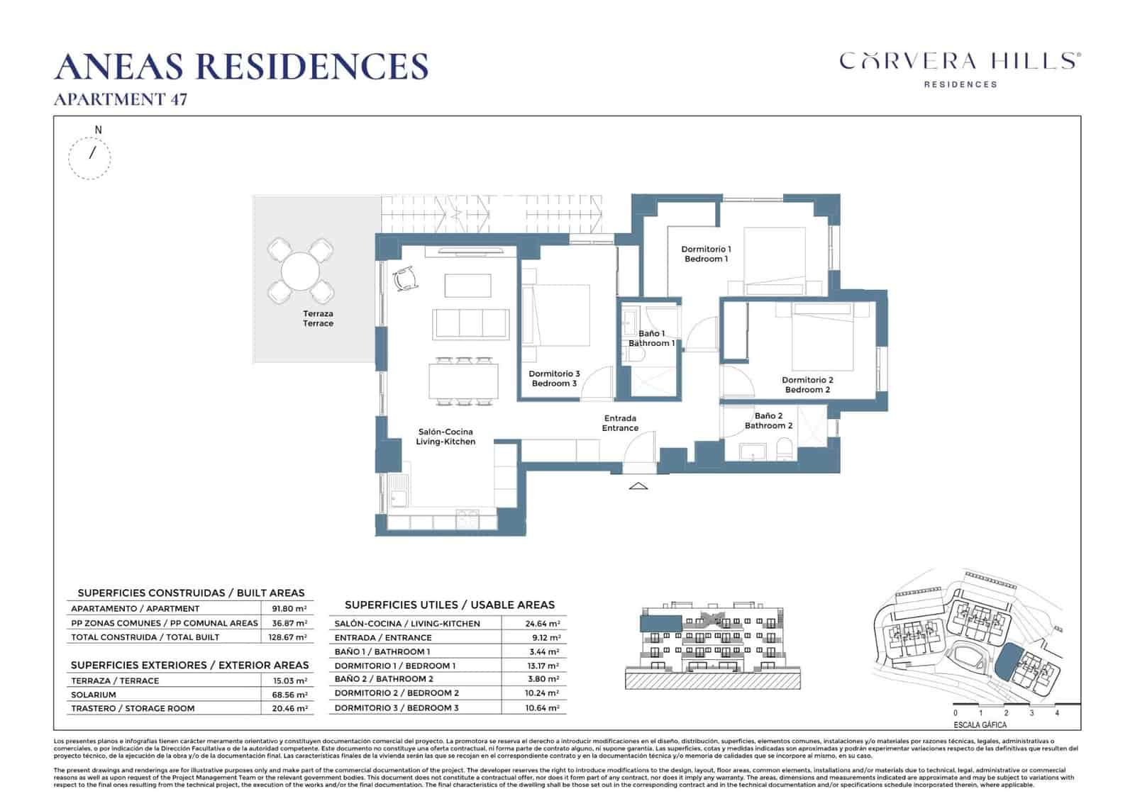 3 quarto Apartamento para venda em Corvera com piscina - 285 000 € (Ref: 9797395)