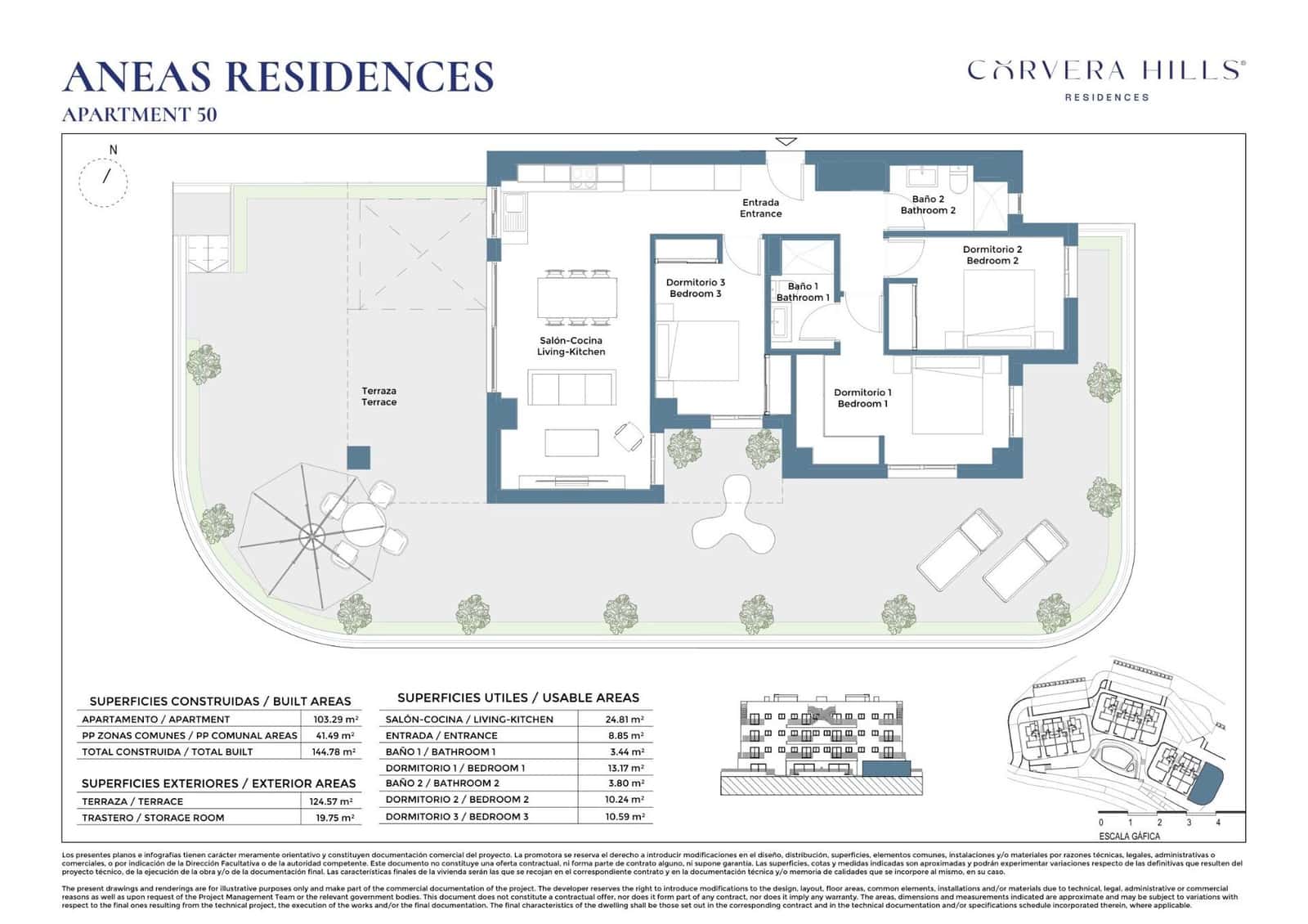 3 quarto Apartamento para venda em Corvera com piscina - 285 000 € (Ref: 9797395)