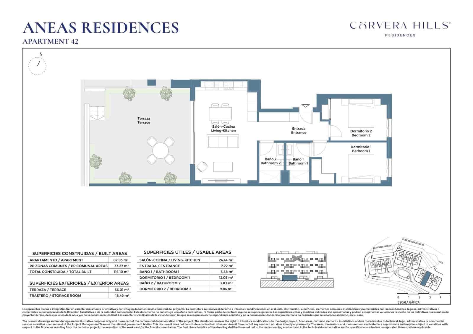 2 slaapkamer Appartement te koop in Corvera met zwembad - € 229.000 (Ref: 9797396)