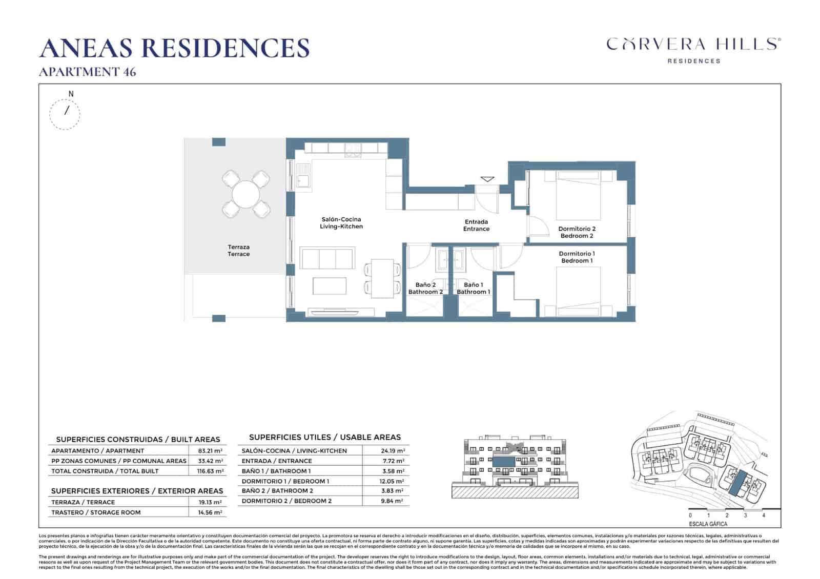 2 slaapkamer Appartement te koop in Corvera met zwembad - € 229.000 (Ref: 9797396)