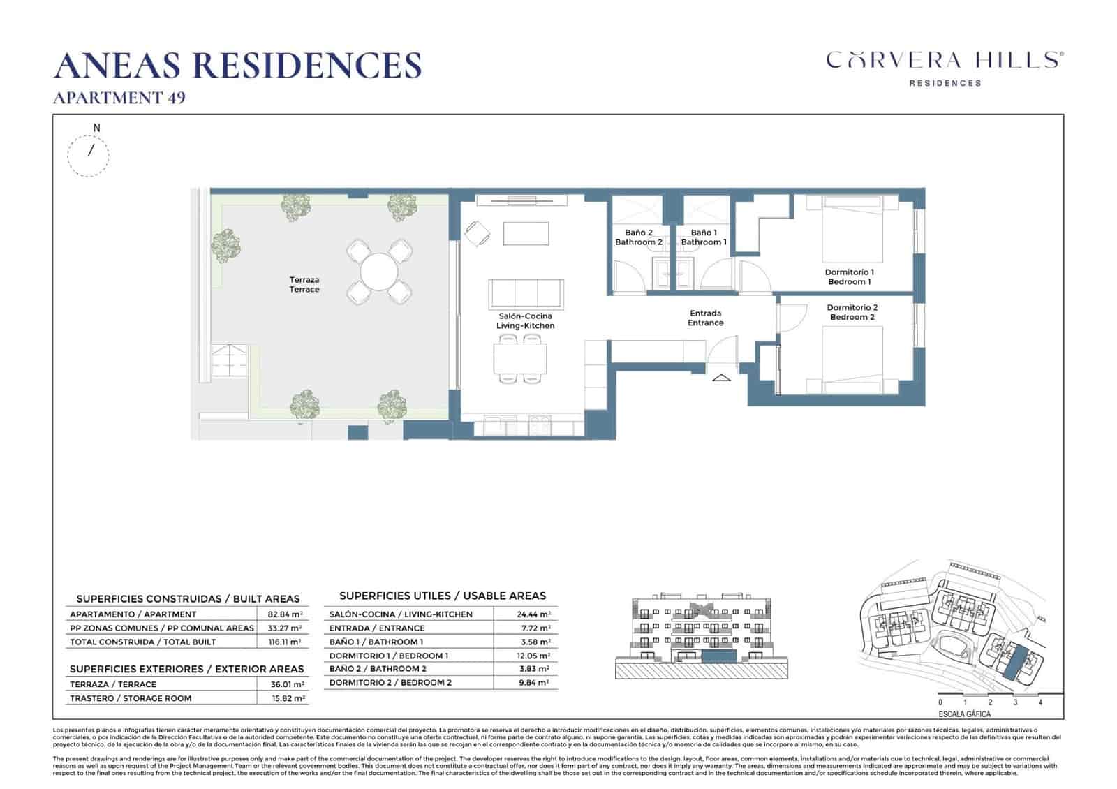 2 slaapkamer Appartement te koop in Corvera met zwembad - € 229.000 (Ref: 9797396)