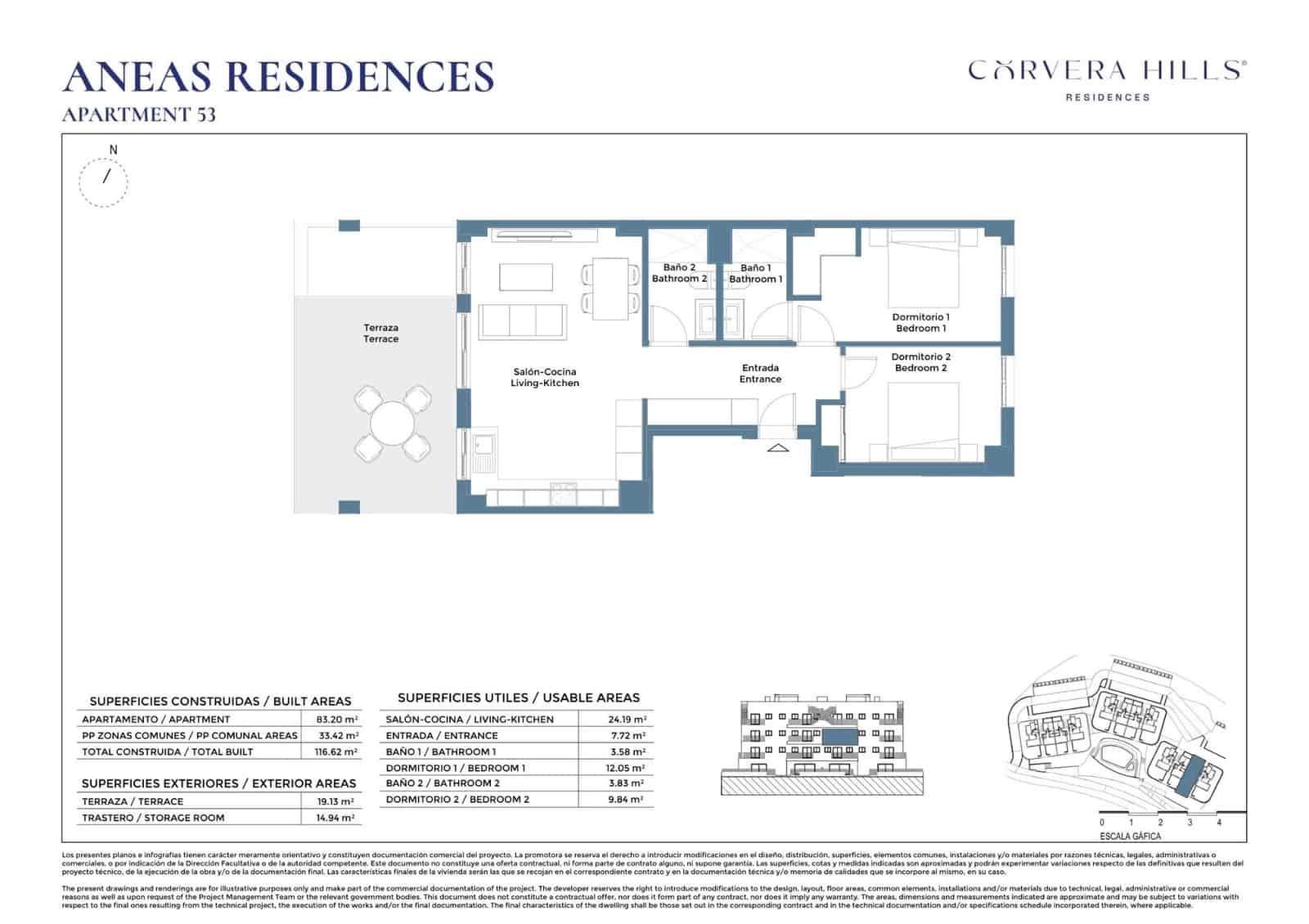 2 slaapkamer Appartement te koop in Corvera met zwembad - € 229.000 (Ref: 9797396)