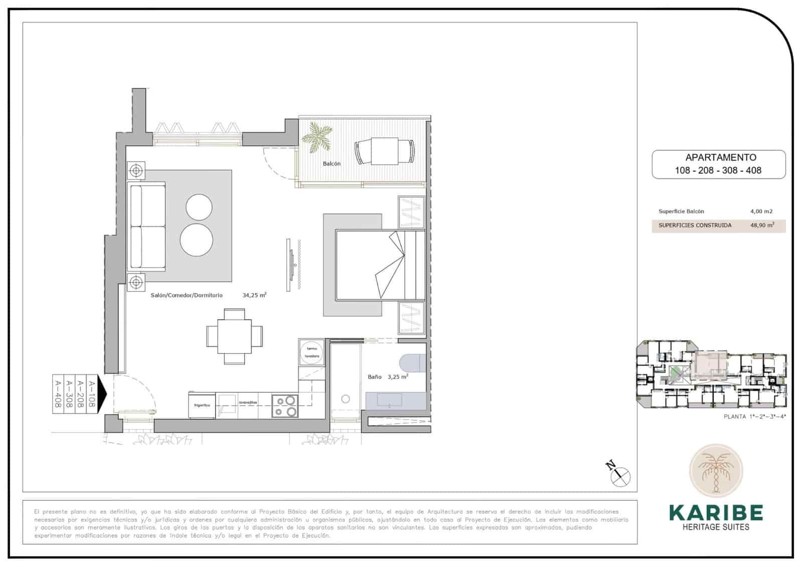 1 sypialnia Apartament na sprzedaż w Lo Pagan z basenem - 149 900 € (Ref: 9804287)