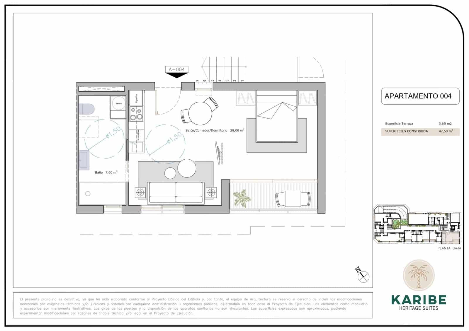 1 sypialnia Apartament na sprzedaż w Lo Pagan z basenem - 149 900 € (Ref: 9804287)