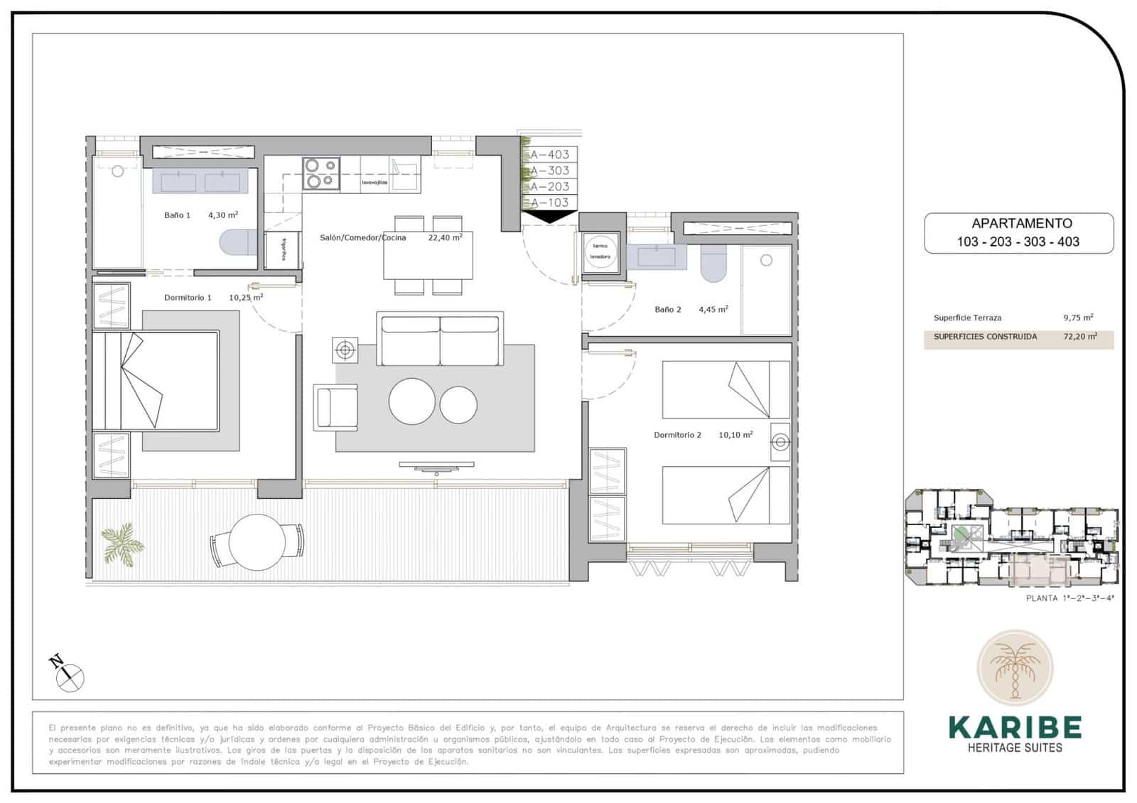 1 sypialnia Apartament na sprzedaż w Lo Pagan z basenem - 149 900 € (Ref: 9804287)